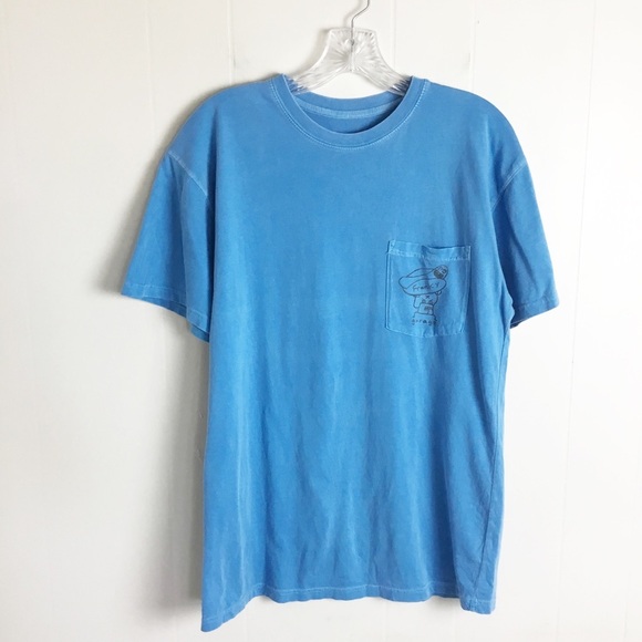 Tillys Franky Garage Blue Tee Shirt Size M - Picture 1 of 3